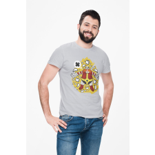 D&B Férfi/Unisex Póló PC00093 Robotnik Szürke-Méret 2XL férfi póló