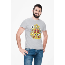  D&B Férfi/Unisex Póló PC00093 Robotnik Szürke-Méret 3XL
