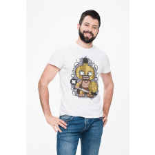 D&B Férfi/Unisex Póló PC00103 Spartan Fehér-Méret L férfi póló
