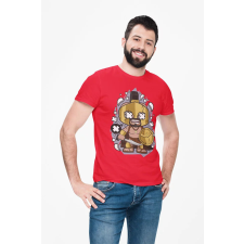 D&B Férfi/Unisex Póló PC00103 Spartan Piros-Méret 3XL férfi póló
