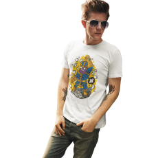  D&B Férfi/Unisex Póló PC00109 Thanos Fehér-Méret 3XL