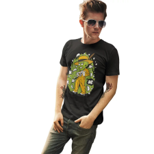 D&B Férfi/Unisex Póló PC00110 The Mask Fekete-Méret M férfi póló