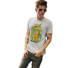 D&B Férfi/Unisex Póló PC00110 The Mask Szürke-Méret M férfi póló