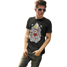 D&B Férfi/Unisex Póló PC00114 Ultraman Fekete-Méret L férfi póló