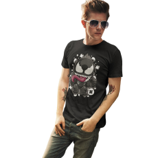  D&B Férfi/Unisex Póló PC00117 Venom Fekete-Méret 3XL