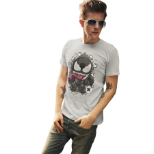 D&B Férfi/Unisex Póló PC00117 Venom Szürke-Méret 4XL férfi póló