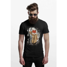 D&B Férfi/Unisex Póló ST00001 Fox Fekete-Méret 3XL férfi póló