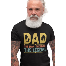 D&B Férfi/Unisex Póló ST00003 The Legend Fekete-Méret 2XL férfi póló