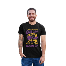 D&B Férfi/Unisex Póló ST00016 One Day Fekete-Méret 2XL férfi póló