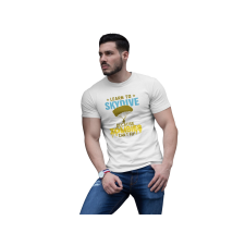 D&B Férfi/Unisex Póló ST00018 Skydive Fehér-Méret M férfi póló