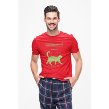 D&B Férfi/Unisex Póló ST00051 Útmutató Piros-Méret 2XL férfi póló