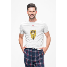 D&B Férfi/Unisex Póló ST00052 Cat Fehér-Méret XL férfi póló