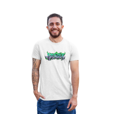  D&B Férfi/Unisex Póló ST00066 Artist Fehér-Méret 5XL