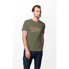  D&amp;B Férfi/Unisex Póló ST00081 Jesus Katonai zöld -Méret 4XL férfi póló
