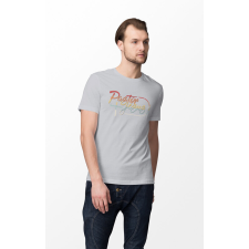 D&B Férfi/Unisex Póló ST00081 Jesus Szürke-Méret S férfi póló