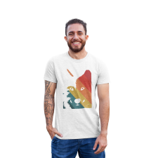 D&B Férfi/Unisex Póló ST00086 Husky Fehér-Méret 5XL férfi póló