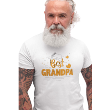 D&B Férfi/Unisex Póló ST00104 Grandpa Fehér-Méret S férfi póló