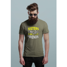  D&B Férfi/Unisex Póló ST00107 Sisters Katonai zöld -Méret 2XL