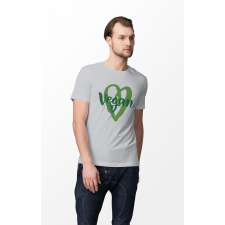  D&amp;B Férfi/Unisex Póló ST00110 Vegan Szürke-Méret 4XL férfi póló