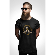 D&B Férfi/Unisex Póló ST00131 Beer Fekete-Méret L férfi póló