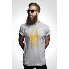  D&amp;B Férfi/Unisex Póló ST00148 Jazz Szürke-Méret 3XL férfi póló