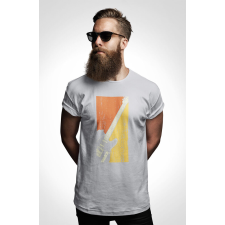  D&amp;B Férfi/Unisex Póló ST00149 Guitar Szürke-Méret S férfi póló