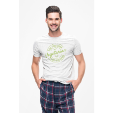  D&B Férfi/Unisex Póló ST00157 Vegetarian Fehér-Méret 2XL