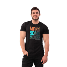  D&B Férfi/Unisex Póló ST00172 Make Some Noise Fekete-Méret 3XL
