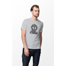 D&B Férfi/Unisex Póló ST00183 True Chatolic Szürke-Méret XL férfi póló