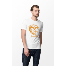 D&B Férfi/Unisex Póló ST00185 Jesus Fehér-Méret 2XL férfi póló