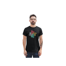 D&B Férfi/Unisex Póló ST00198 Gamer Fekete-Méret S férfi póló