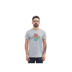  D&B Férfi/Unisex Póló ST00198 Gamer Szürke-Méret 2XL