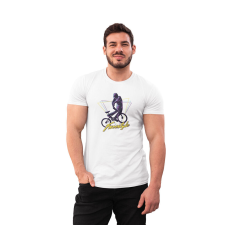 D&B Férfi/Unisex Póló ST00211 Free Style Fehér-Méret 5XL férfi póló