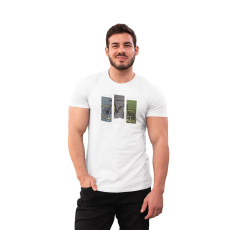  D&B Férfi/Unisex Póló ST00212 Moment Fehér-Méret XL