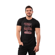 D&B Férfi/Unisex Póló ST00216 Rush Fekete-Méret 4XL férfi póló