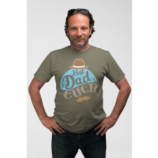 D&B Férfi/Unisex Póló ST00220 Dad Katonai zöld-Méret S férfi póló