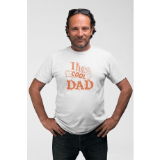  D&B Férfi/Unisex Póló ST00225 Cool Dad Fehér-Méret S