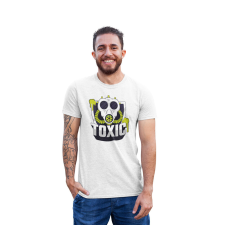 D&B Férfi/Unisex Póló ST00229 Toxic Fehér-Méret M férfi póló