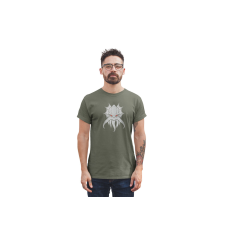 D&B Férfi/Unisex Póló ST00231 Hidra Katonai zöld-Méret 5XL férfi póló