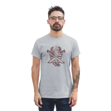 D&B Férfi/Unisex Póló ST00232 Army Szürke-Méret 5XL férfi póló