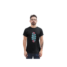 D&B Férfi/Unisex Póló ST00233 Live It Up Fekete-Méret M