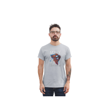 D&B Férfi/Unisex Póló ST00238 New Discoveries Szürke-Méret XL férfi póló
