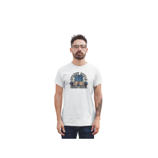  D&B Férfi/Unisex Póló ST00239 Street Style Fehér-Méret L