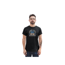 D&B Férfi/Unisex Póló ST00239 Street Style Fekete-Méret 2XL férfi póló