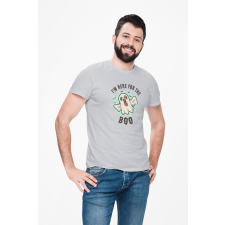 D&B Férfi/Unisex Póló ST00251 Halloween Szürke-Méret XL férfi póló
