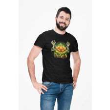  D&amp;B Férfi/Unisex Póló ST00256 Halloween Fekete-Méret 4XL férfi póló