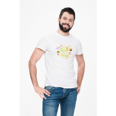  D&B Férfi/Unisex Póló ST00258 Halloween Fehér-Méret 5XL