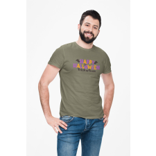 D&B Férfi/Unisex Póló ST00260 Halloween Katonai zöld-Méret 4XL férfi póló