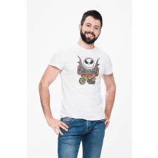 D&B Férfi/Unisex Póló ST00262 Halloween Fehér-Méret XL férfi póló