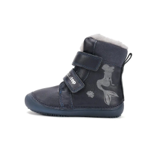 D.D.step BAREFOOT bélelt bőrcsizma W063-52263-27 gyerek csizma, bakancs